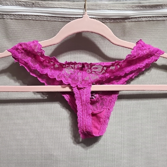 Victoria's Secret Pink Floral Lace Panties - Picture 3 of 4